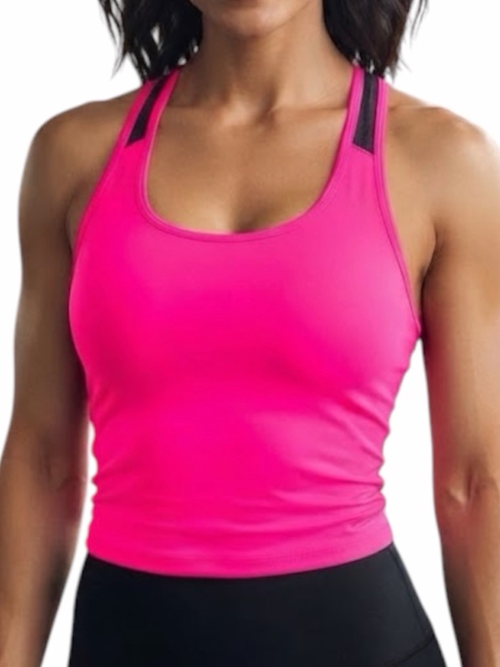 Athleisure Hot Pink HeatGear Moisture Wicking Racerback Tank Top UNDER ARMOUR S